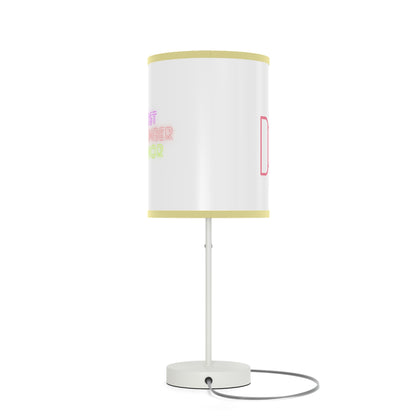 Lamp on a Stand, US|CA plug: Fight Cancer White