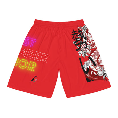 Basketball Shorts: Dragons Red