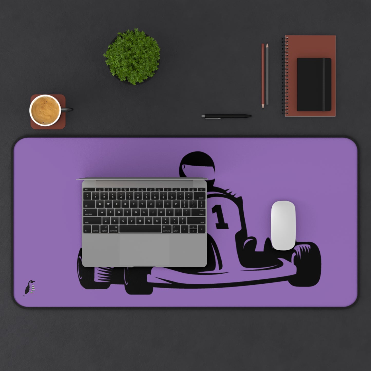 Desk Mat: Racing Lite Purple