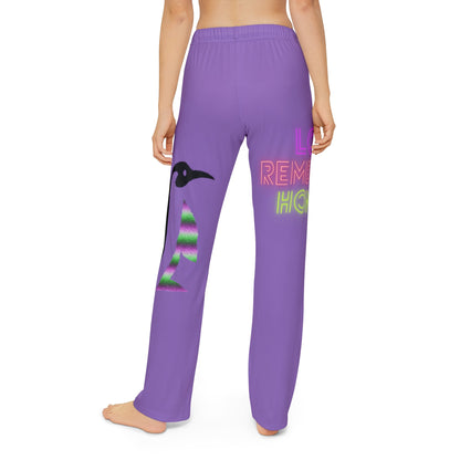 Kids Pajama Pants: Lost Remember Honor Lite Purple