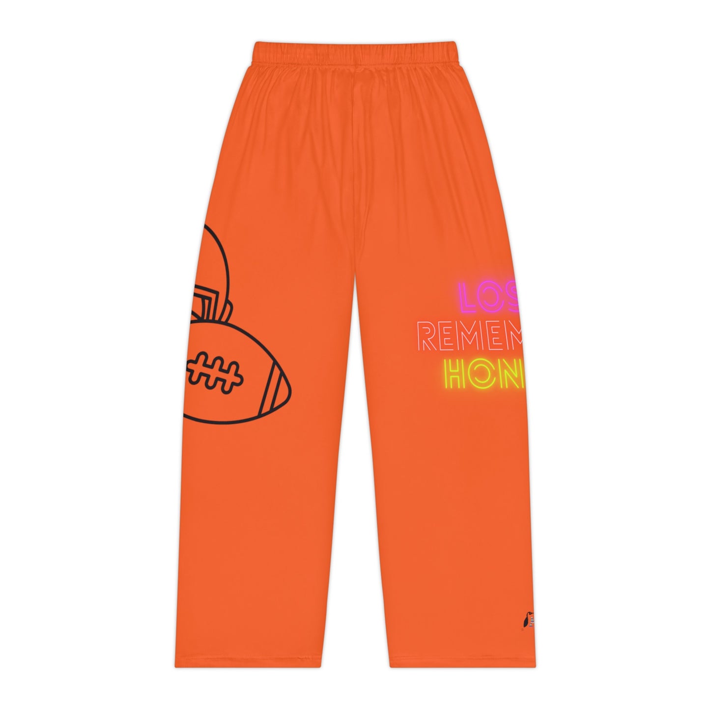 Women's Pajama Pants: Football Orange