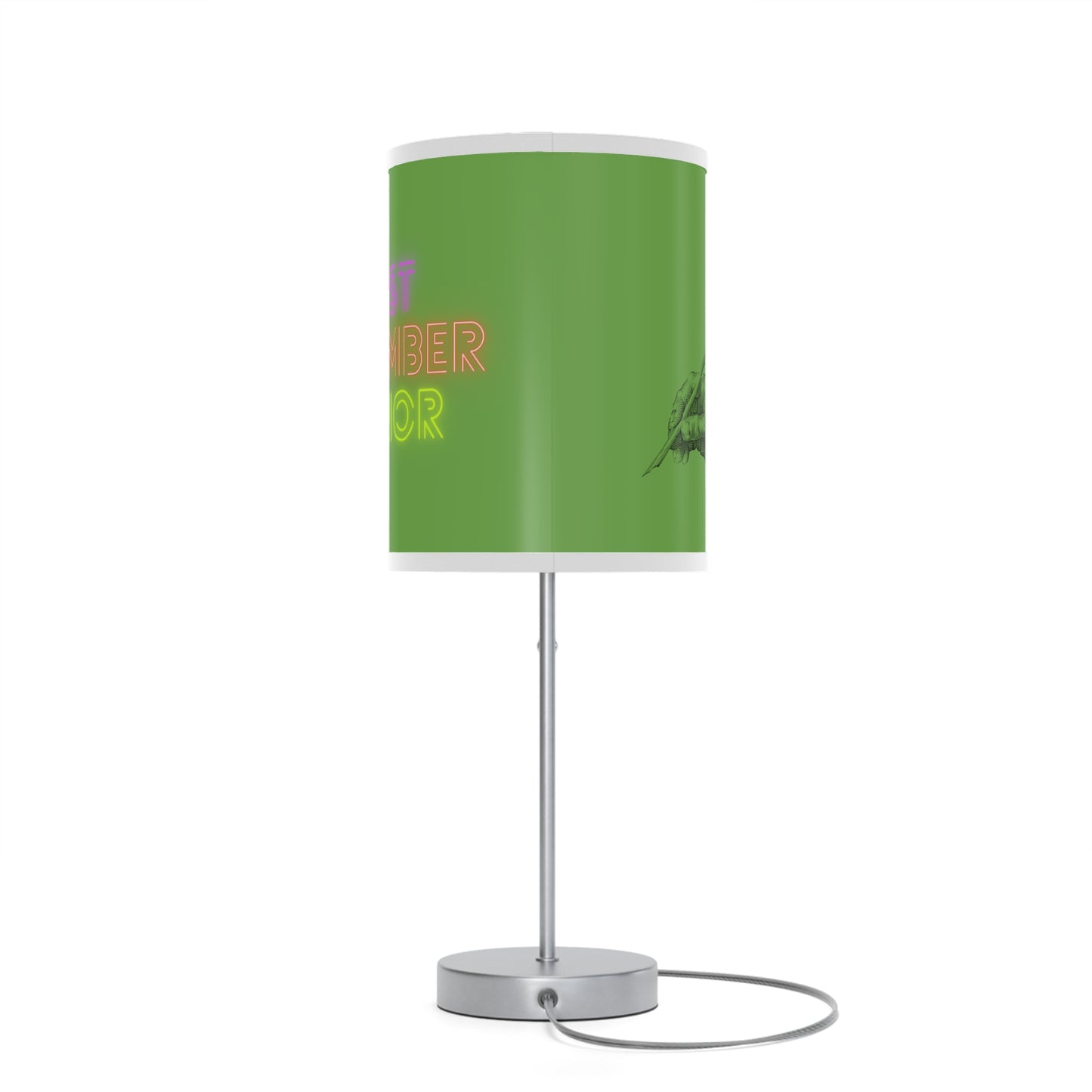 Lamp on a Stand, US|CA plug: Writing Green