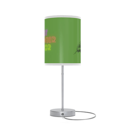 Lamp on a Stand, US|CA plug: Writing Green