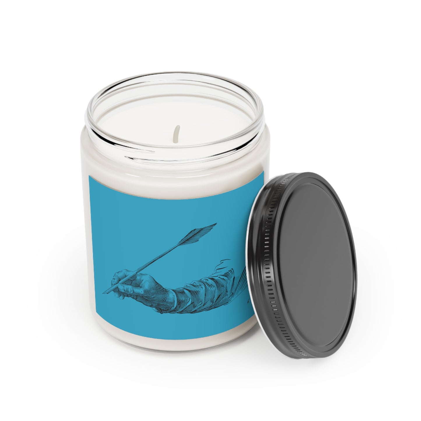 Scented Candle, 9oz: Writing Turquoise