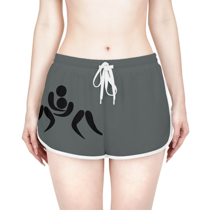 Women's Relaxed Shorts: Wrestling Dark Grey