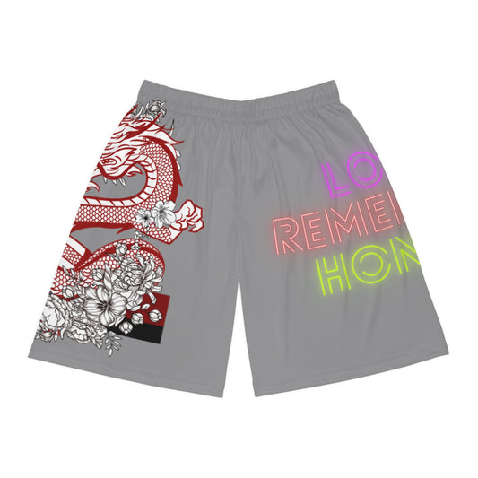 Basketball Shorts: Dragons Grey