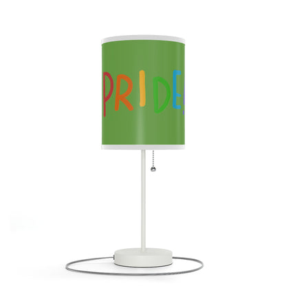 Lamp on a Stand, US|CA plug: LGBTQ Pride Green 