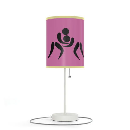 Lamp on a Stand, US|CA plug: Wrestling Lite Pink