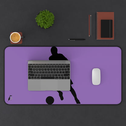 Desk Mat: Soccer Lite Purple