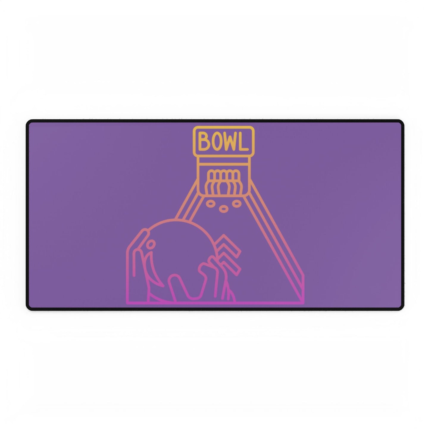 Desk Mats: Bowling Lite Purple