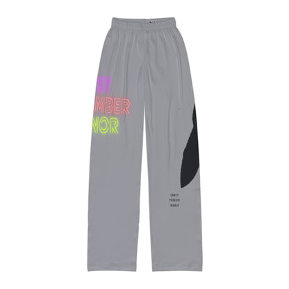 Kids Pajama Pants: Lost Remember Honor Gray