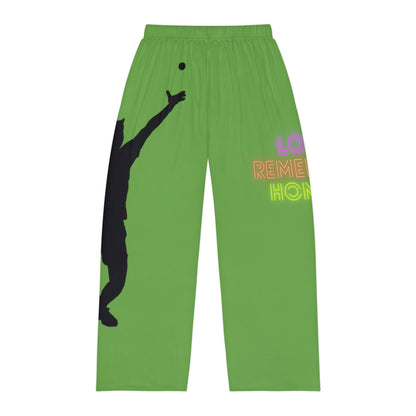 Men's Pajama Pants: Tennis Green