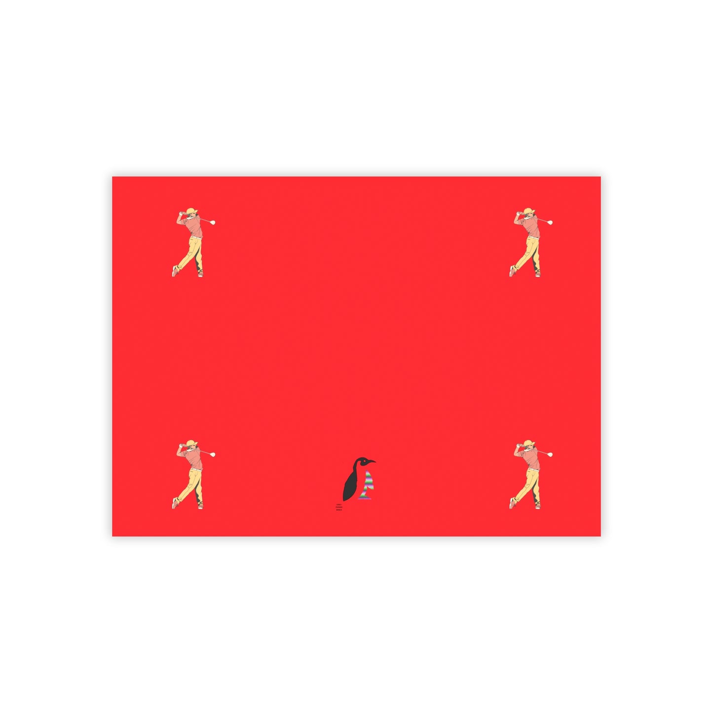 Post-it® Note Pads: Golf Red