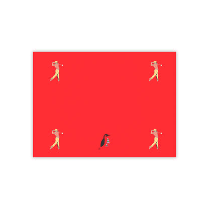 Post-it® Note Pads: Golf Red