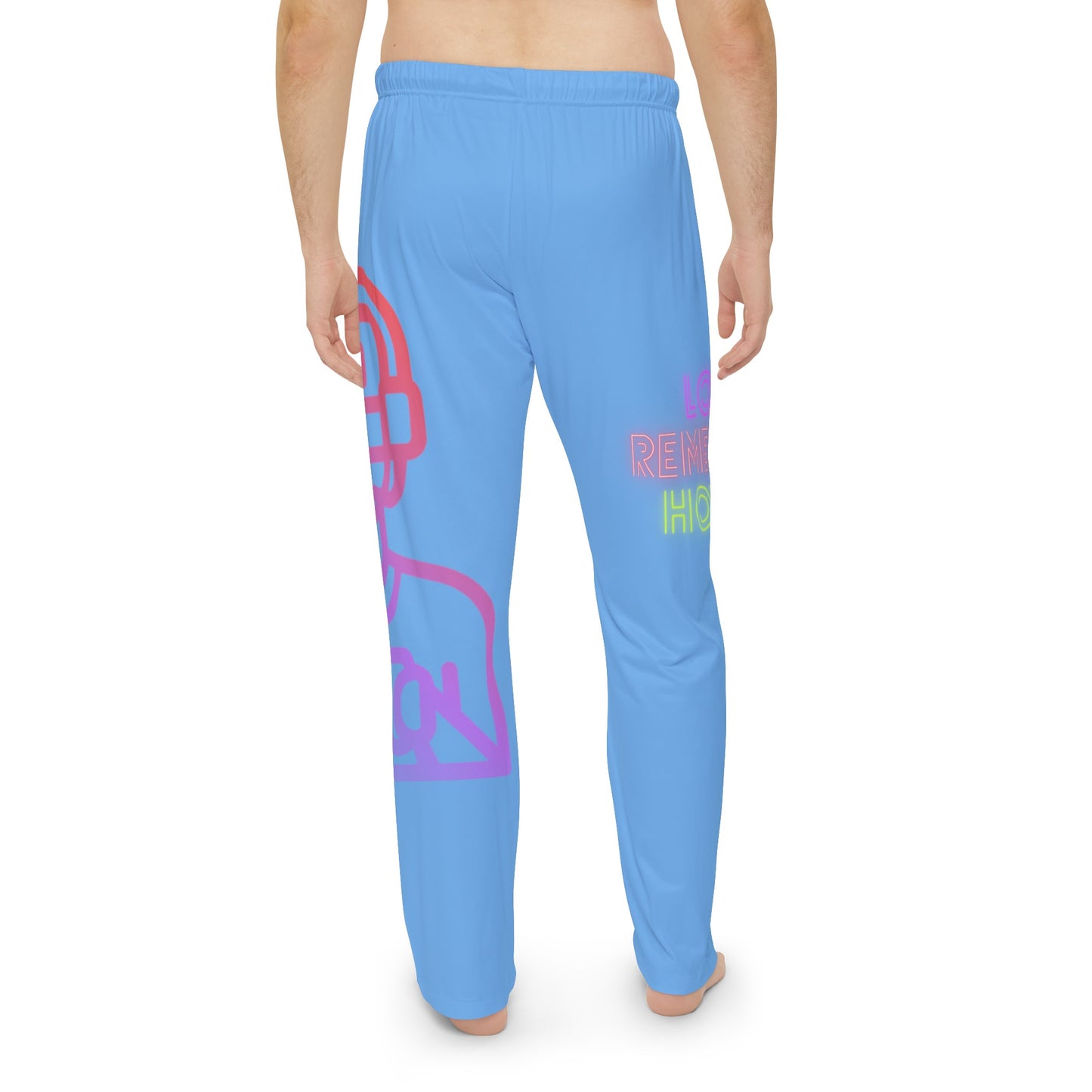 Men's Pajama Pants: Gaming Lite Blue