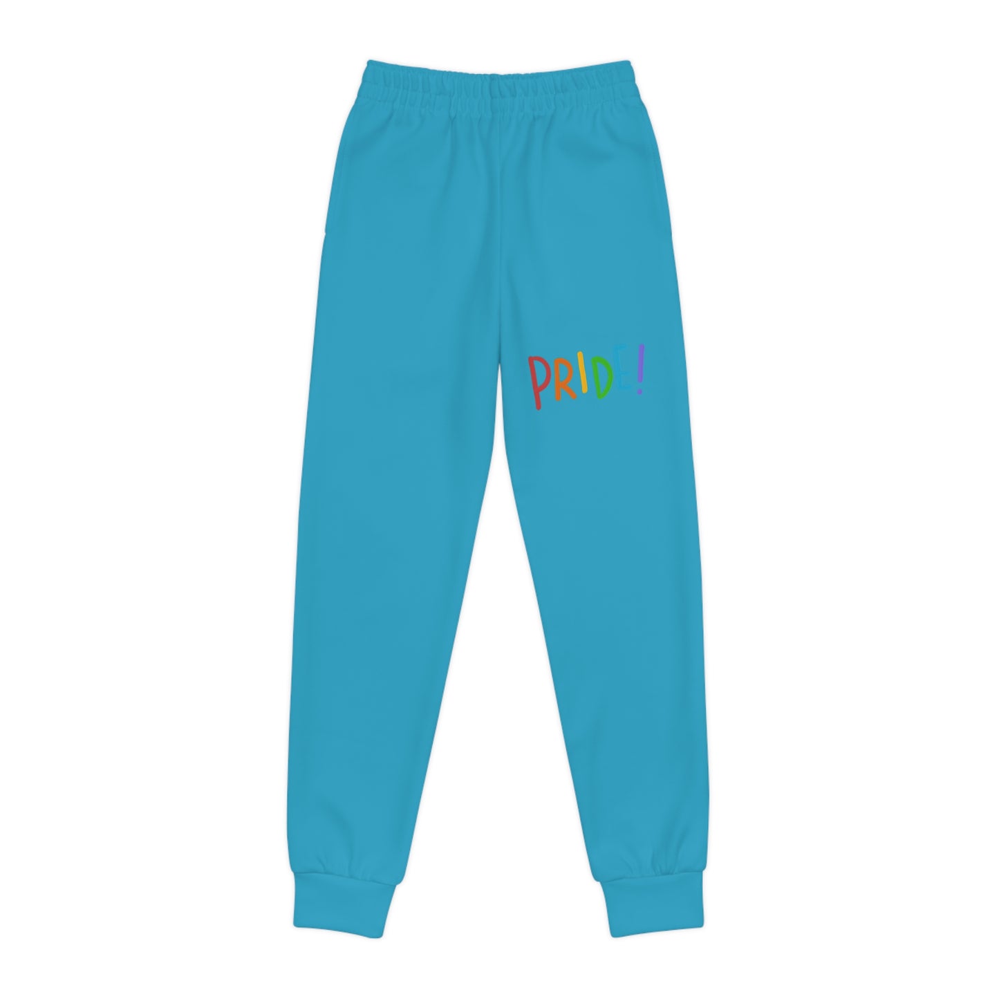 Youth Joggers: LGBTQ Pride Turquoise