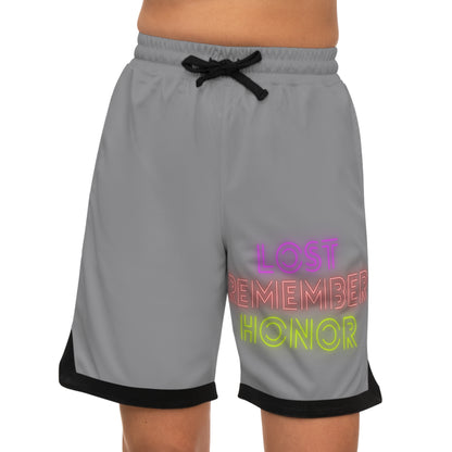 Basketball Rib Shorts: Lost Remember Honor Grey