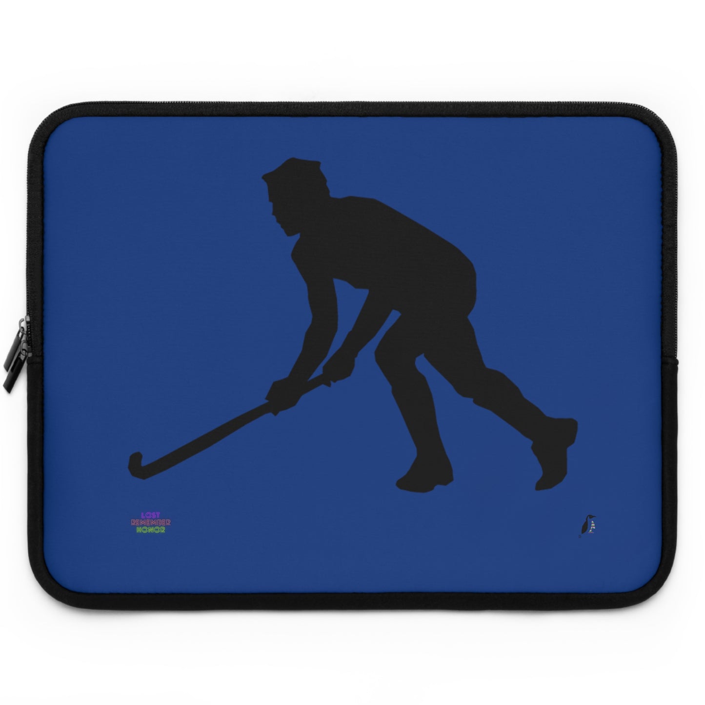 Laptop Sleeve: Hockey Dark Blue