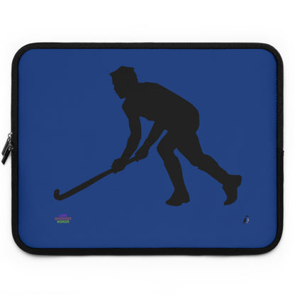 Laptop Sleeve: Hockey Dark Blue