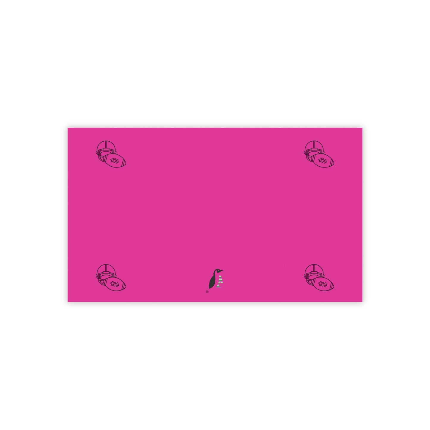 Post-it® Note Pads: Football Pink