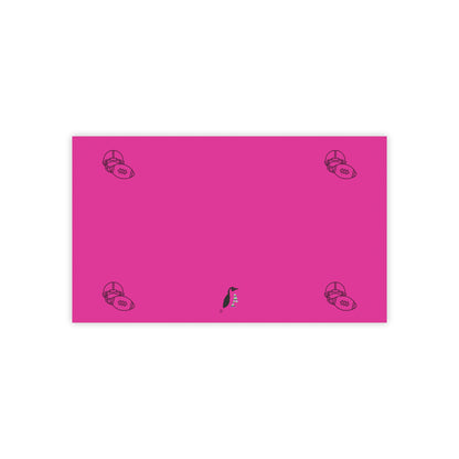 Post-it® Note Pads: Football Pink