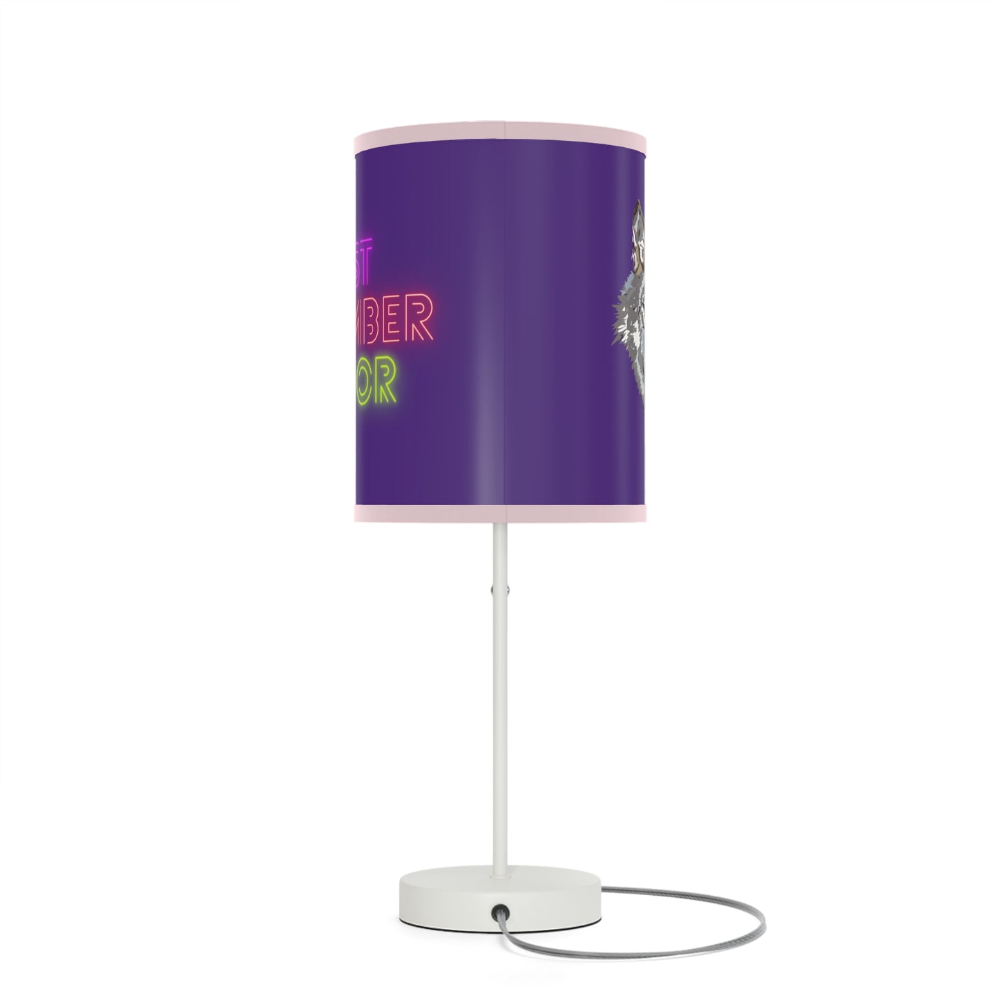 Lamp on a Stand, US|CA plug: Wolves Purple