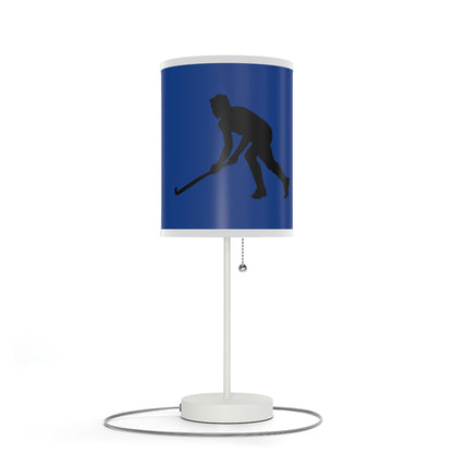 Lamp on a Stand, US|CA plug: Hockey Dark Blue