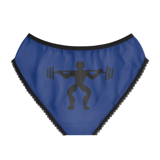 Women's Briefs: Weightlifting Dark Blue