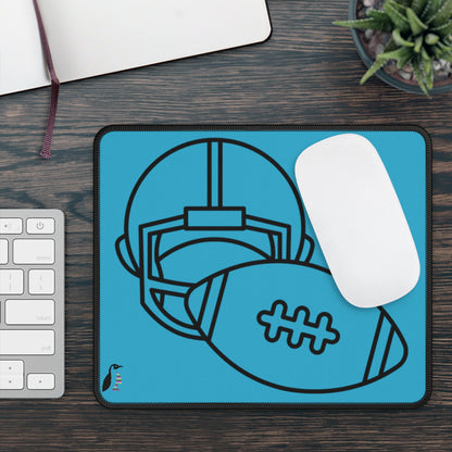 Gaming Mouse Pad: Football Turquoise