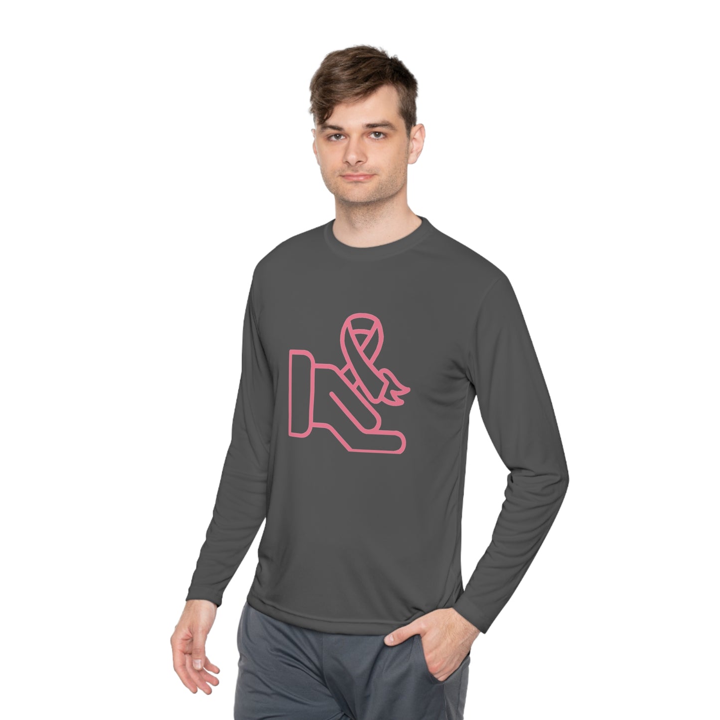 Lightweight Long Sleeve Tee: Fight Cancer #1