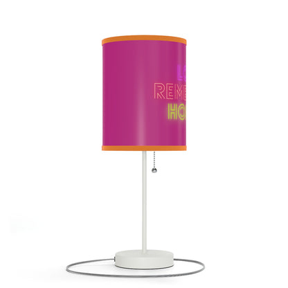 Lamp on a Stand, US|CA plug: Lost Remember Honor Pink 