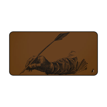 Desk Mat: Writing Brown