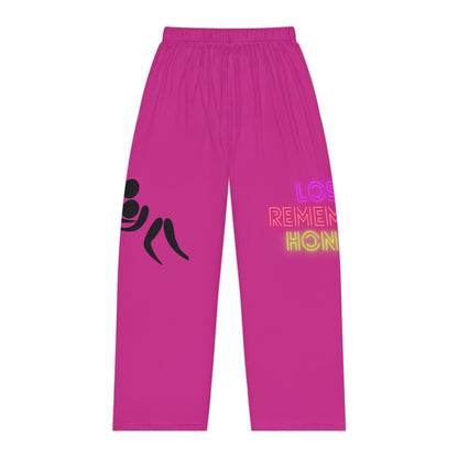 Pambabaeng Pajama Pants: Wrestling Pink 