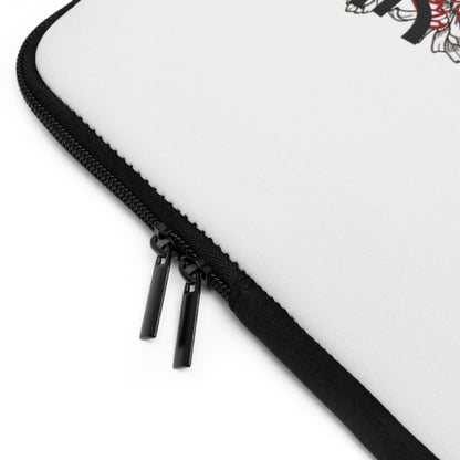 Laptop Sleeve: Dragons White