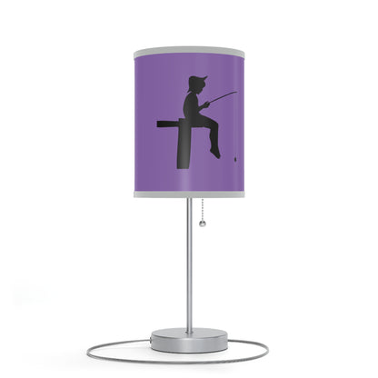 Lamp on a Stand, US|CA plug: Fishing Lite Purple