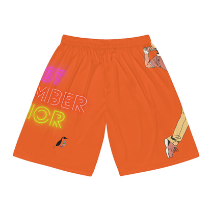 Basketball Shorts: Golf Orange