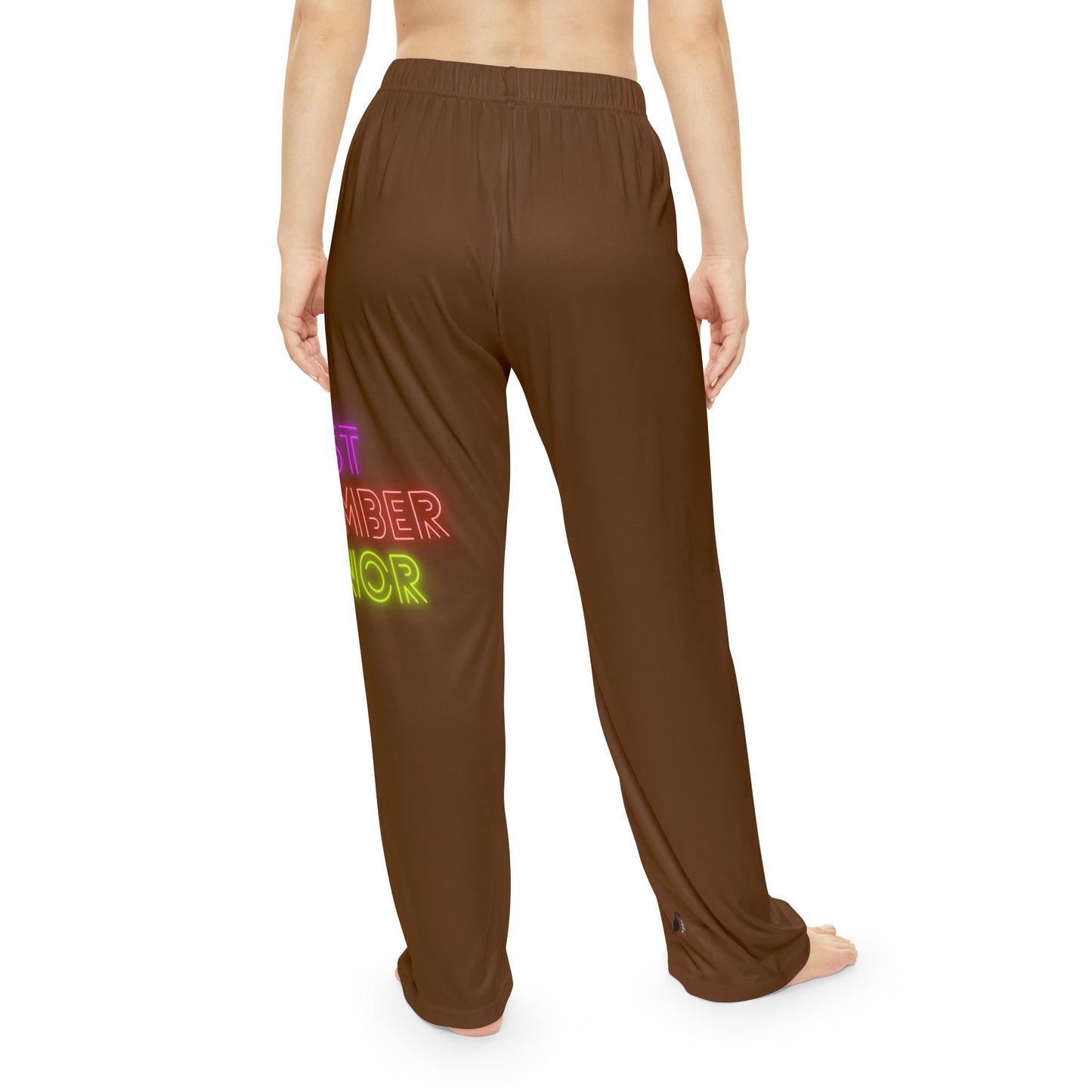 Women's Pajama Pants: Lost Remember Honor Brown