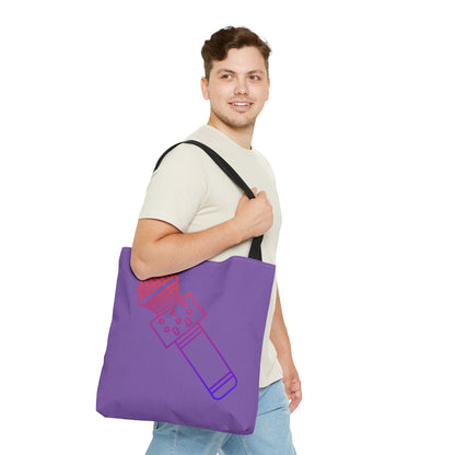 Tote Bag: Music Lite Purple