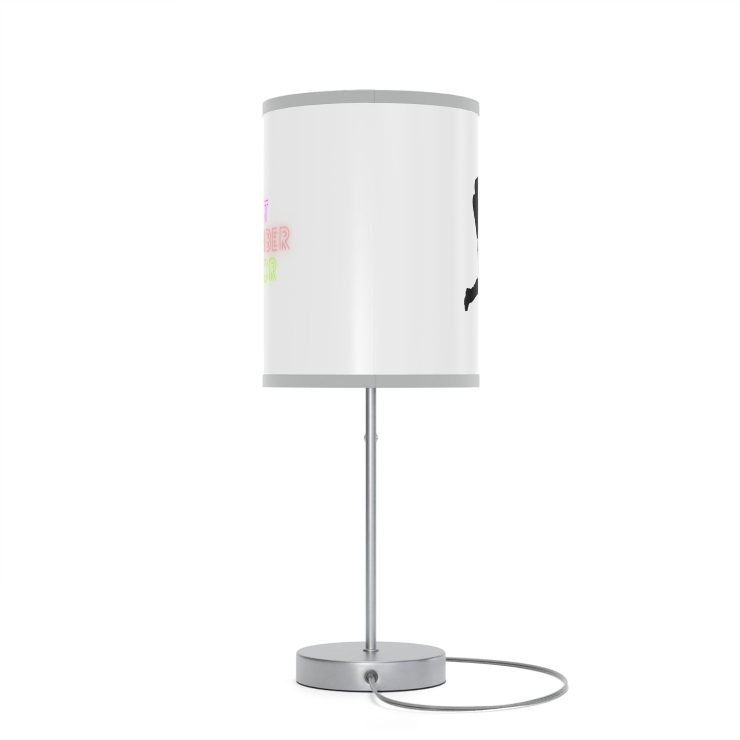 Lamp on a Stand, US|CA plug: Baseball White