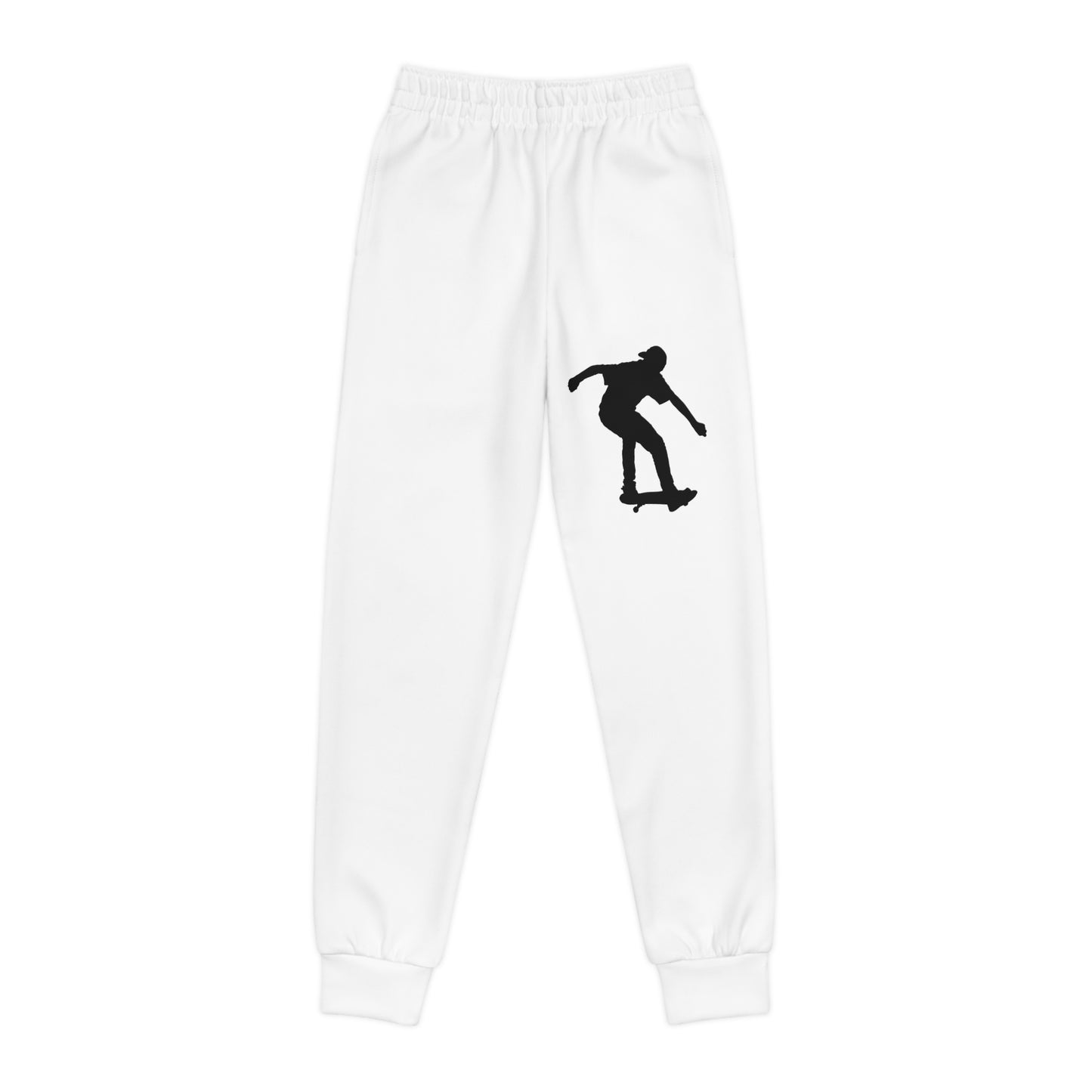 Youth Joggers: Skateboarding White