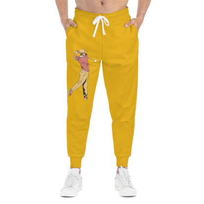 Athletic Joggers: Golf Yellow