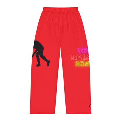 Women's Pajama Pants: Hockey Red