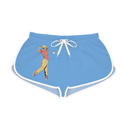 Women's Relaxed Shorts: Golf Lite Blue