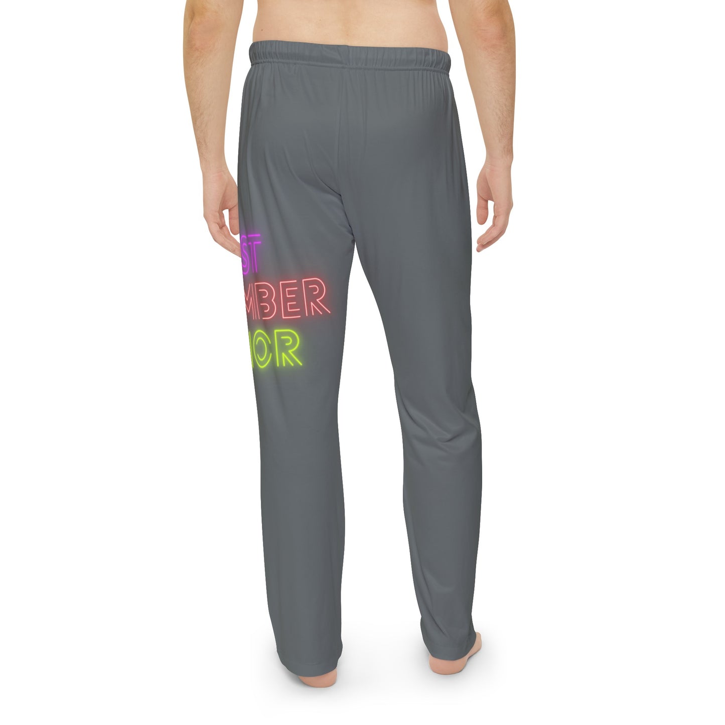 Men's Pajama Pants: Lost Remember Honor Dark Grey