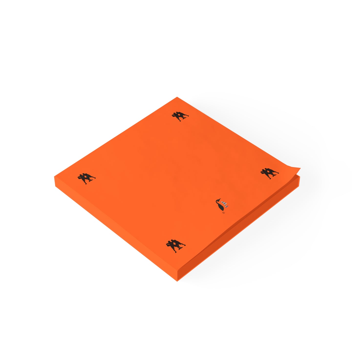 Post-it® Note Pads: Basketball Orange