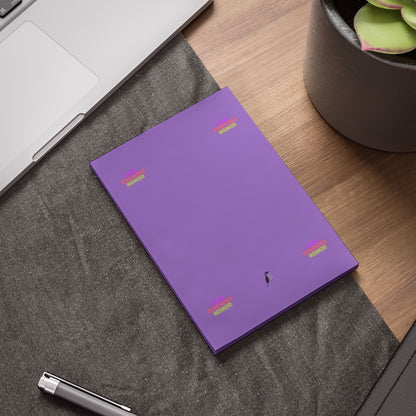 Post-it® Note Pads: Lost Remember Honor Lite Purple