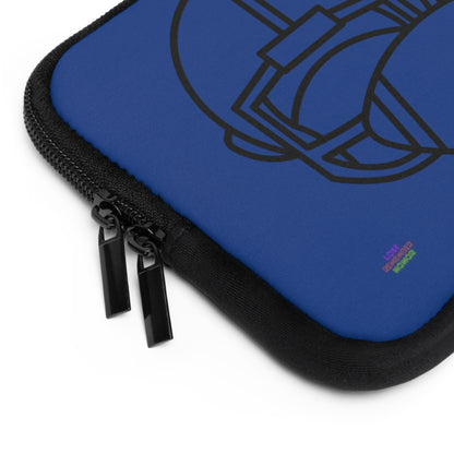 Laptop Sleeve: Football Dark Blue