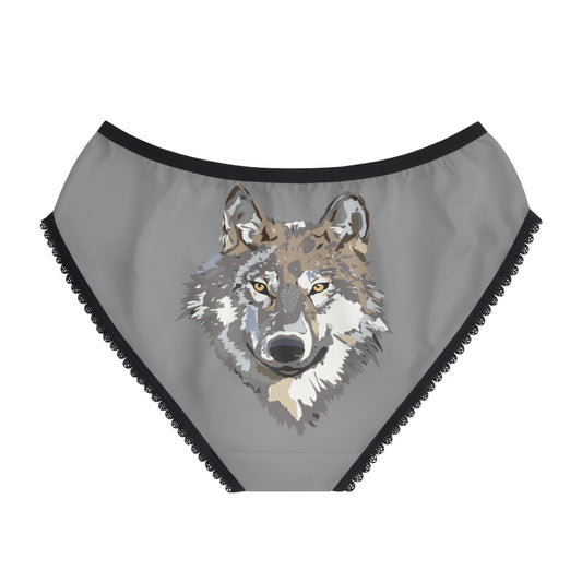 Women's Briefs: Wolves Grey