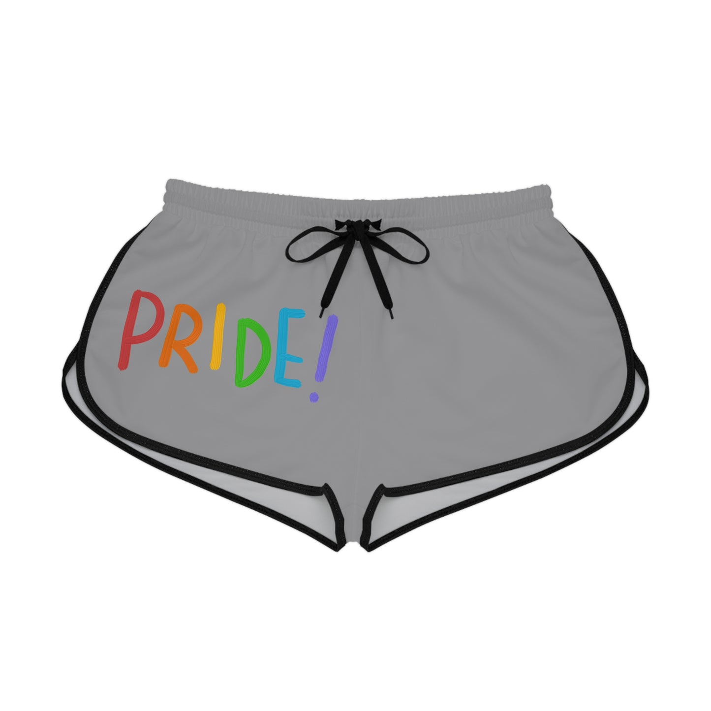 Women's Relaxed Shorts: LGBTQ Pride Grey