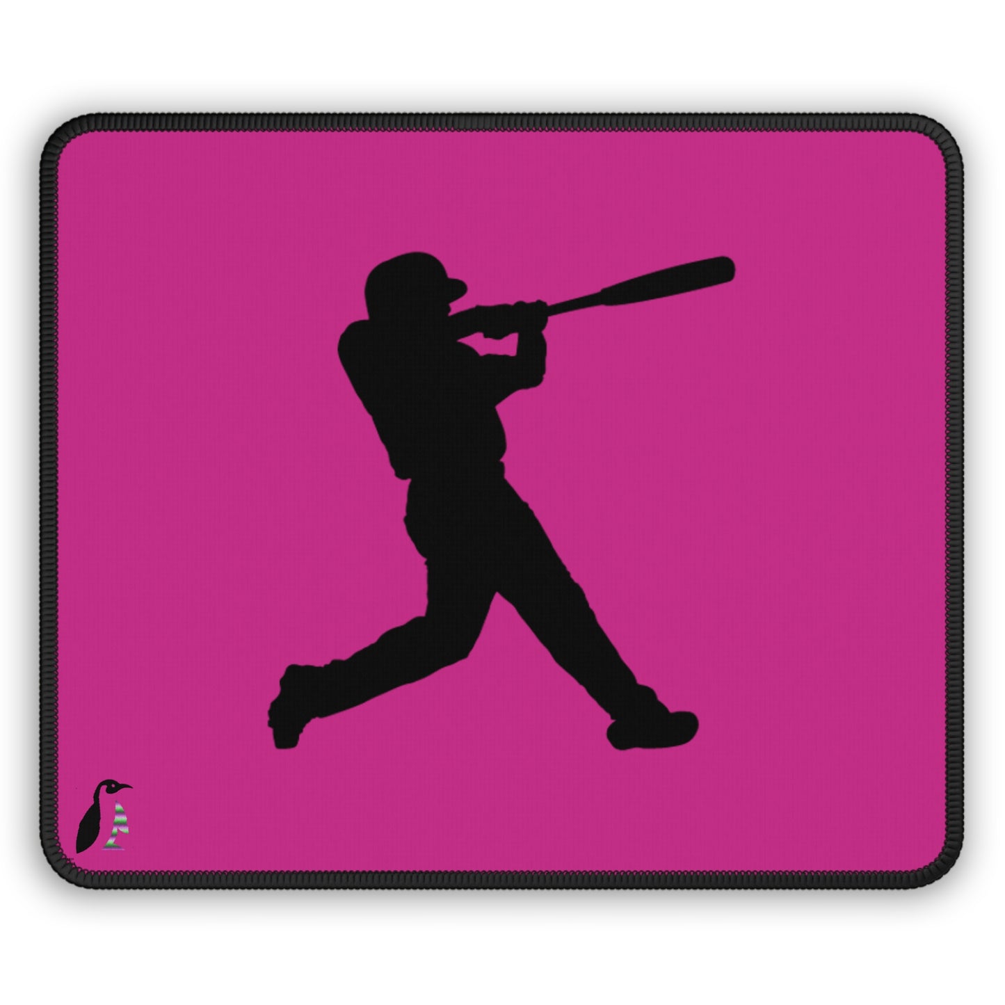 Gaming Mouse Pad: Baseball Pink